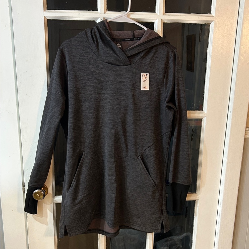 775.   RBX Charcoal Hooded Top